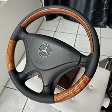 Mercedes-Benz Holz Leder Lenkrad Final Edition SL R129 Ab 1998 P29 Holz Kastanie