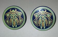 23216, 2x Schild, rund, klein