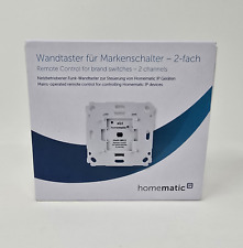eQ-3 Homematic IP Wandtaster HmIP-BRC2 für Markenschalter 2-fach 152000A0