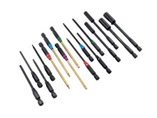 Bits Schraubendreher Innensechskant Aussensechskant 1,5mm - 8mm Langbits HSS