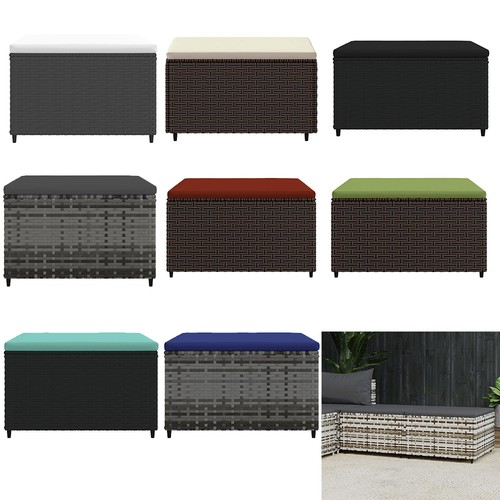 Gartenhocker mit kissen poly - mit,