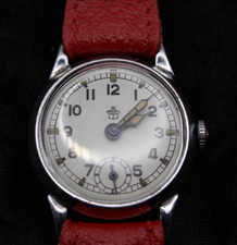 Vintage Herren Armbanduhr Mechanisch Thiel Weltkrieg/Militäruhr