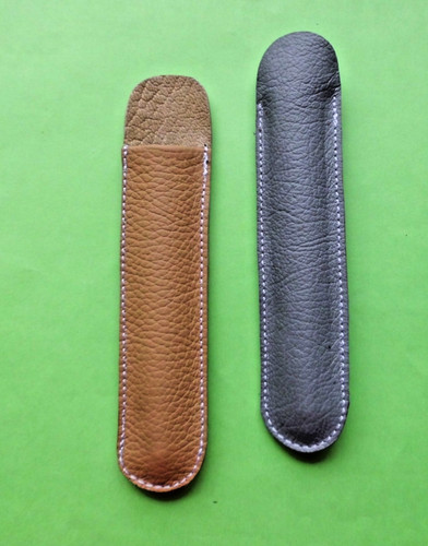 Stifte etui aus leder 16 - stifte, x