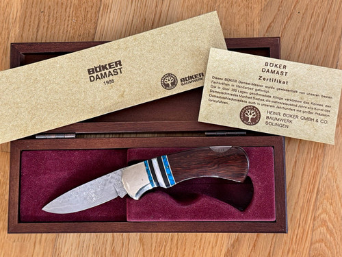 Böker damast jahresmesser - böker,