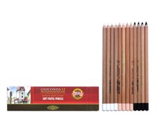 12 Pastellstifte weiß