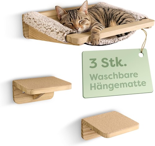 Katzen kletterwand set - kletterwand,