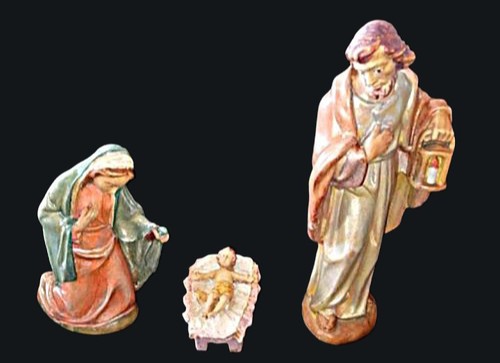 Krippenfiguren aus holz hl - holz,,