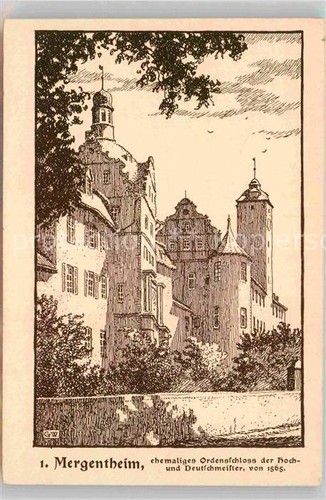Mergentheim bad ordensschloss - mergentheim,