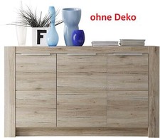 Trendteam 1317-870-90 Cougar Wohnzimmerschrank Sideboard 143x84x40cm eiche K3