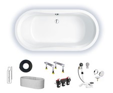 Badewanne ovalwanne repabad - badewanne,