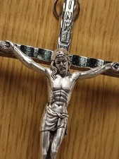 Kruzifix Kreuz in Silber Jesus