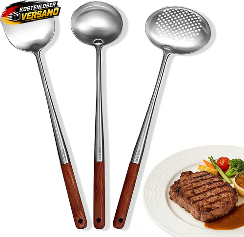 Stück wok spatel set - wok,
