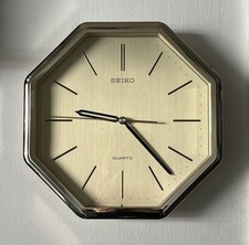 Seiko Quartz Wanduhr Uhr Küchenuhr Batteriebetrieben #KA194