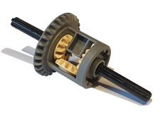 Lego Technic Differential Getriebe 6 teilig dunkelgrau #62821