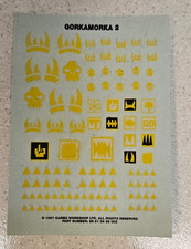WH40K Transfer Sheet