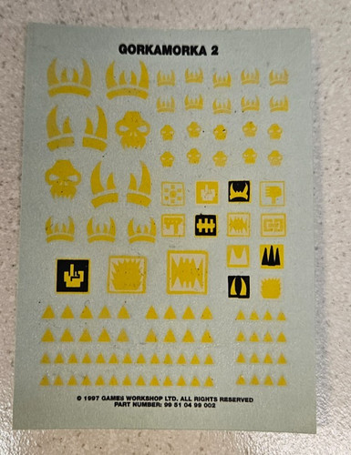 Wh40k transfer sheet - wh40k,