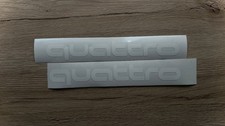quattro Aufkleber für Audi 20cm 2x Sticker Tuning Auto Decal Aufkleber KFZ 3M