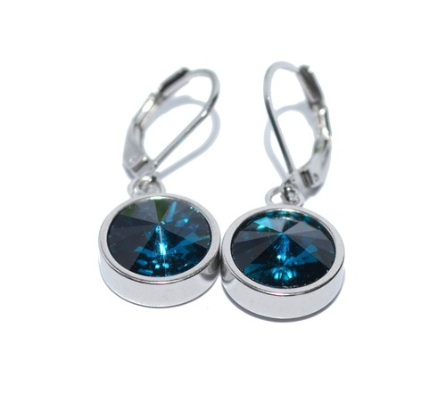 Edelstahl strass ohrringe - edelstahl,
