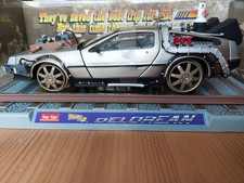 Back To The Future Sun Star 1:18 Die Cast DeLorean Zukunft In Die Zukunft