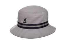 Kangol Stripe Lahinch Bucket hat grau Sommer Fischer Hut Angel Hüte Schlapphut