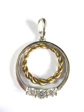 Anhänger Gold 333 bicolor