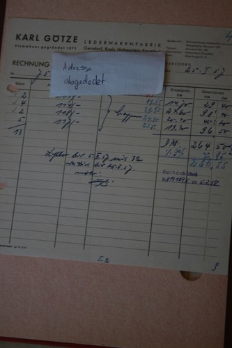 Kopfbogen alte rechnung - kopfbogen,