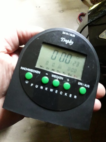 Uhr funkwecker tropby schwarz - uhr,