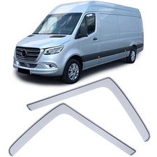 Windabweiser Regenabweiser Windschutz Hell für Mercedes Sprinter W907 ab 18