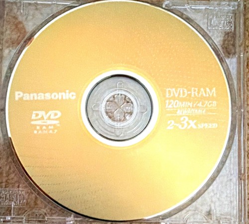 Panasonic dvd ram - x, rohling