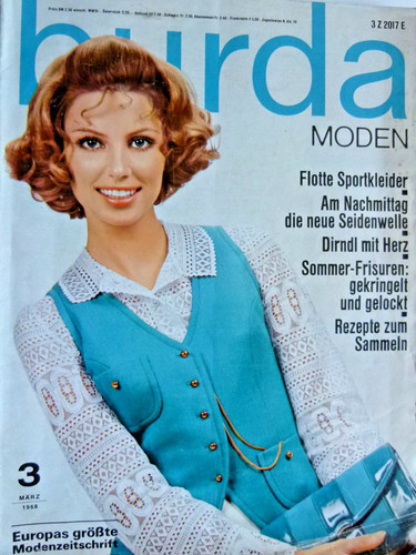 Altes burda modeheft ausgabe - modeheft,