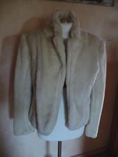 Fell Imitat Jacke von Zara  M 38  HOCHZEIT FEIER beige