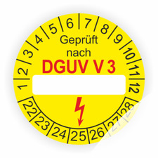 Prüfplaketten Geprüft nach