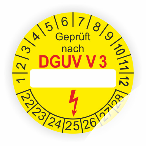 Prüfplaketten geprüft nach - geprüft,