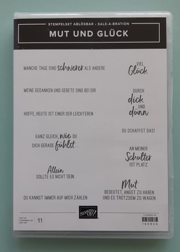 Stampin stempelset mut und - up, "mut