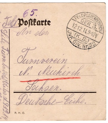 110 660 feldpost neukirch - 110/660,