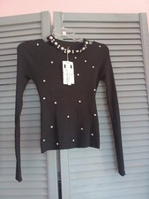 Pulli Pullover mit Strass Gr