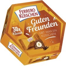 (24,91€/1kg) Ferrero Küsschen Praline Schokolade 267g Packung