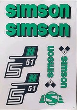 Simson S51N Aufkleber Sticker