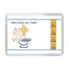 Alles Liebe Gold Taufe