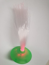 Glasfaserlampe, Fieberleuchte, H, 29 cm, mit Farbwechsel