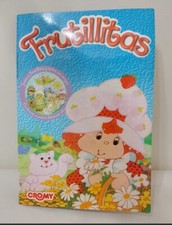 Vintage ERDBEER SHORTCAKE Karton Ordner Etui Cromy Argentinien 1980er