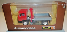 Faller Automodelle 1:87 LKW MAN F90 Kurzpritsche mit Ladekran OVP 1020 Selten