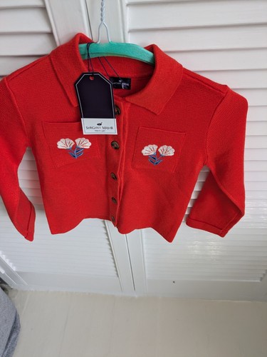 Schöne wollstrickjacke rot - schöne,