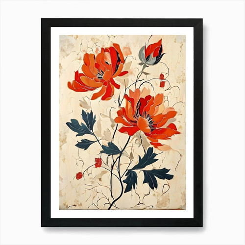 Türkischer mohn kunstdruck - türkischer,