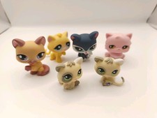 6x Littlest Pet Shop Figuren LPS Katze Cat Konvolut Hasbro