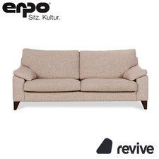 Erpo CL 650 Stoff Zweisitzer Beige Sofa Couch manuelle Funktion