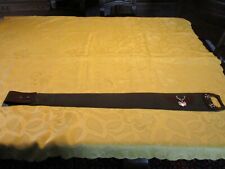 Damen Gürtel oliv und braun Wildleder Druckverschluss Dekor Bundweite 82 cm