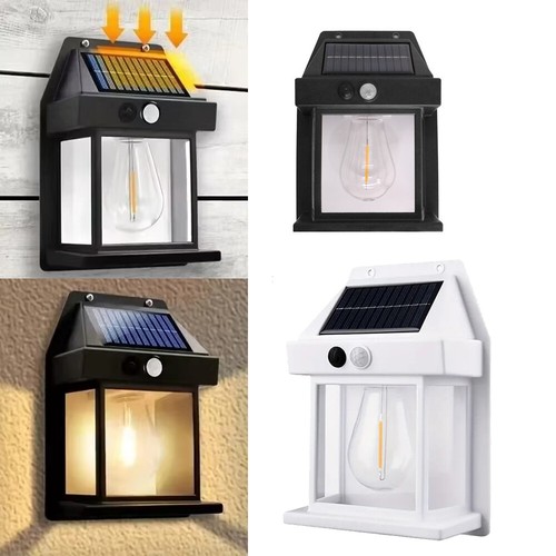 Solar wolfram wand licht led - solar,