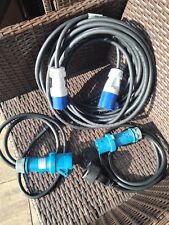 CEE Schuko Stecker Kupplung Adapter 2x1,5m+10m Verlängerung 230V für Camping