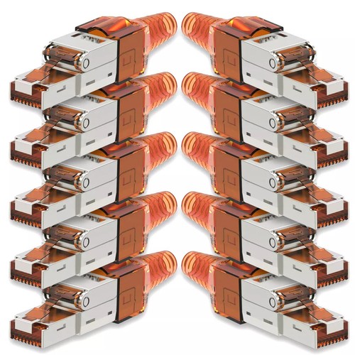 10x netzwerkstecker cat - 10x,